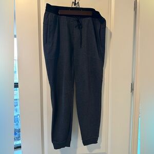 Lululemon At Ease Jogger Textured Heathered Black Grey